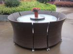 Outdoor Rattan Garden Dining Sets , All Weather Waterproof Sofa