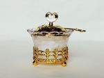 T1-Arabia Exquisite Gold-plated Louhua Sunflowers Sugar bowl