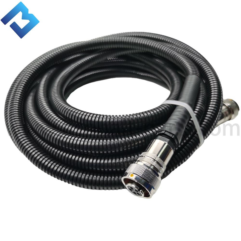 Asphalt Paver Side Control Box Host Line 18 Core Rectangular 8m Straight Cable For