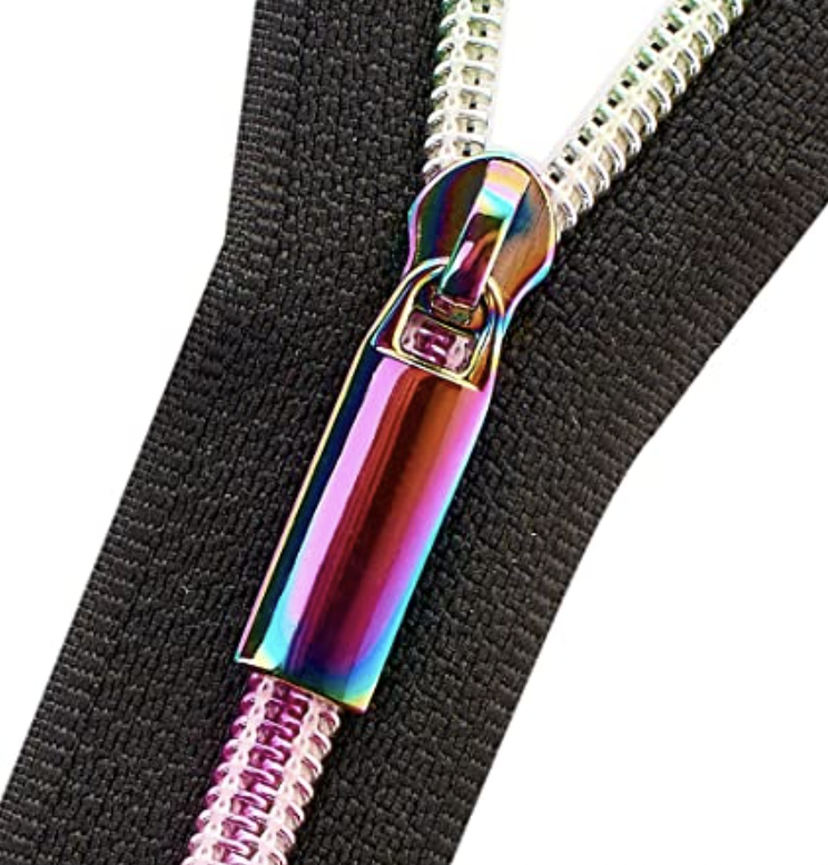 Colorfast Rainbow Zipper Pulls Slider OEM