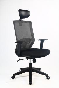 Quality S Curve Swivel Office Chairs 500lbs Black Nylon Mesh 0.166m3 CBM wholesale