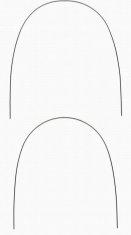 Niti 5M Straight wires Dental Orthodontic Instruments