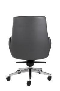 Quality Height Adjustable Black Leather Revolving Chair High Back Executive Chair wholesale