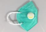 Stock 5 Ply Green 10pcs Kn95 Face Mask With Valve