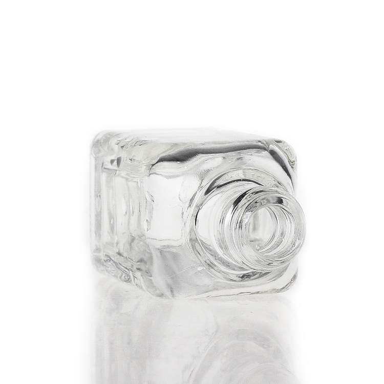 Clear 35ml Luxury Glass Dropper Bottles Cosmetic Packaging For Serum
