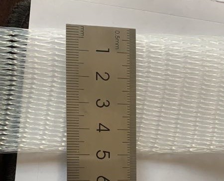 70 Mesh Protective Netting Sleeve Blue Color High Flexibility For Metal Parts