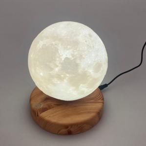Quality PA-1009 360rotating magnetic levitation bottom 6inch 3D moon lamp light for decor gift wholesale