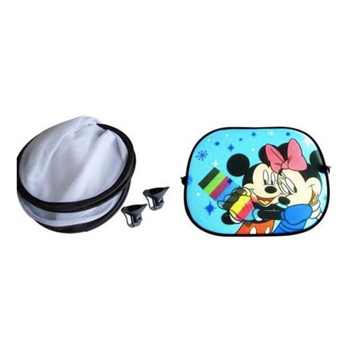 Blank Anti Ultraviolet Sublimation Car Sunshade With 4 Suckers For Customized Photo Printing