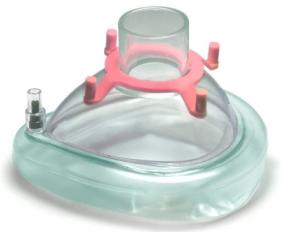 Quality Ergonomic Anaesthetic Face Mask , Disposable Medical Oxygen Mask wholesale