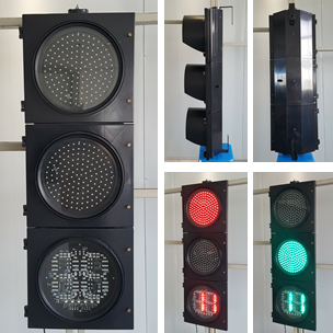 300MM 3-Aspect RG Ball And RG Countdown Timer Road Traffic Light