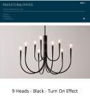 Retro Style Swoop Arm Chandelier Living Room Luxury American pendant lamp best