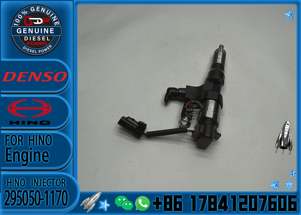 Diesel Common Rail Fuel Injector 295050-1170 Diesel Fuel Injector 23670-E0030 For Hino J08E