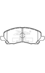 Quality Mitsubishi Outlander ,Ceramic Brake Pad,D866,MN102618,F wholesale