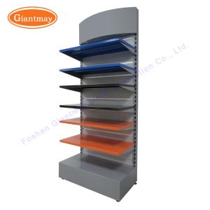 Quality Cosmetics Floor Stand Cosmetic Shop Display Slatwall wholesale