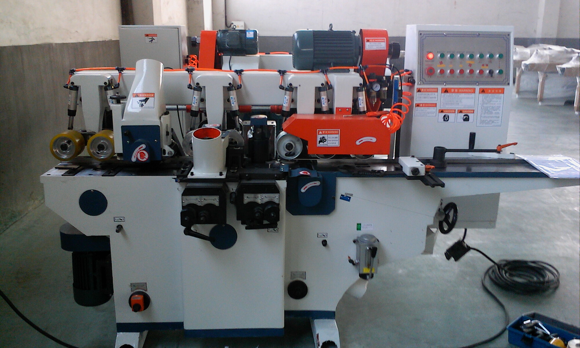 Timber Four sides planer with 5 spindles four side moulder