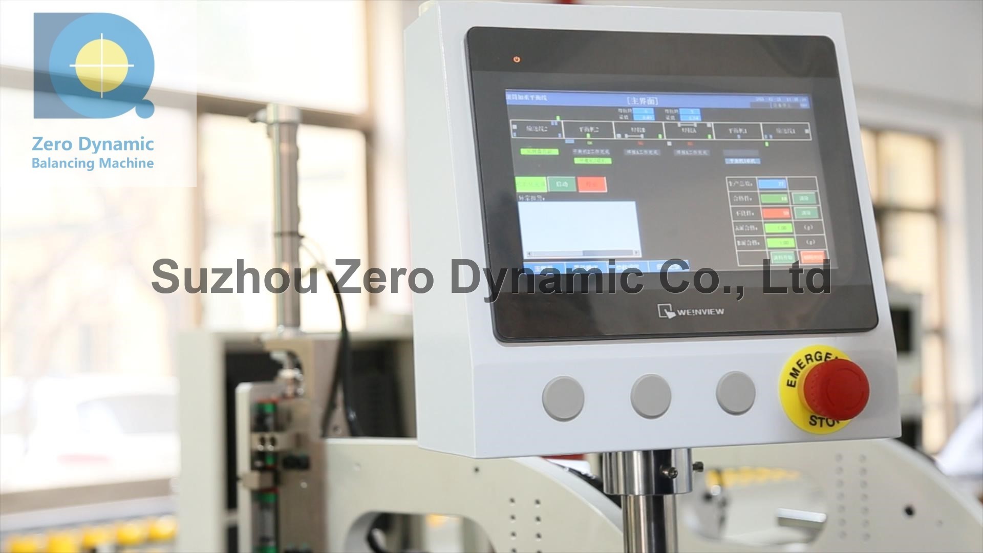 Treadmill Roller Balancing Machine with Conveying Line, Welding Balance Correction