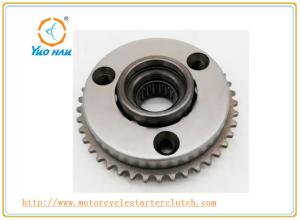 Quality One Way Motorcycle Starter Clutch Assembly With Radial Ball Bearing / Metallic Color wholesale
