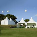 Aluminium 5x5m Pagoda Event Tent PVC cover