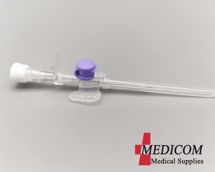 factory price iv cannula catheter with injection port and wings 14G 16G 18G 20G 22G 24G 26G sterile by eo gas