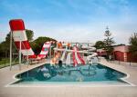 Theme Park Funny Dubai Water Slide , Professional Water Park Boomerang Water