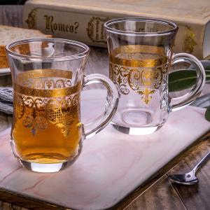 Quality 1600ml Transparent Amber Glass Water Jug Set 6pcs Classic Design Cups 1pc Glass Kettle wholesale