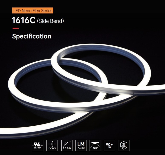 IP67 / IP65 Side Bend LED Strip White Soft RGBW LED Neon Flex OEM ODM Services