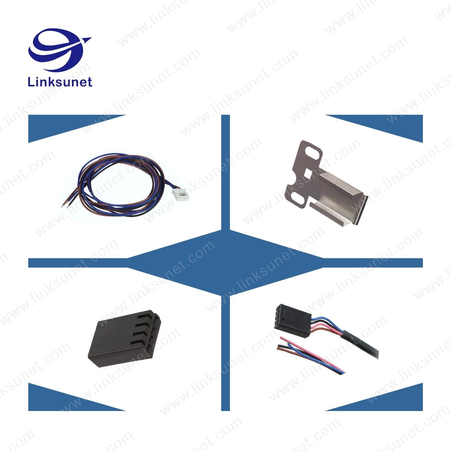 D2HW - C202MR SPST - NC PA6 black and red / black cable custom Wiring Harness