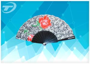 Quality Promotion Plastic Folding Hand Fans / Custom Wedding Hand Fans wholesale
