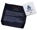 Black / Red / Grey Shrink-proof Clothing Woven Labels, Embroidered Garment Label