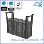Fashion Plastic Injection Home Appliance Mould Parts Black Color Long Life Span