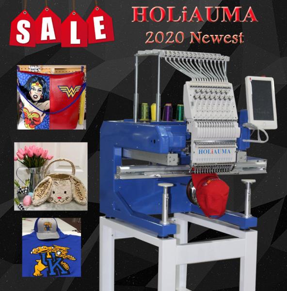 HOLiAUMA brand 15 needles single head computer embroidery machine for cap t