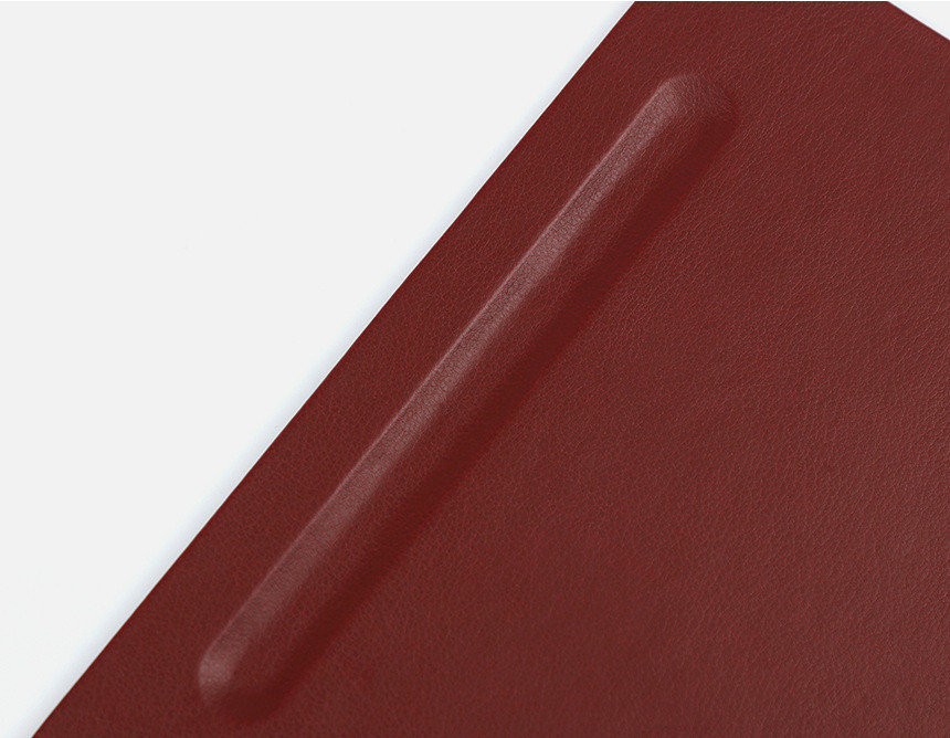 Recyclable Natural Leather Mouse Pad For Gaming Waterproof USB Charging