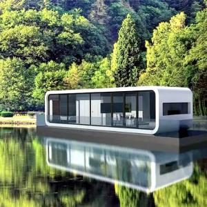 Quality Outdoor 40ft Beach Prefabricated Homestay Apple Capsule Cabin House wholesale