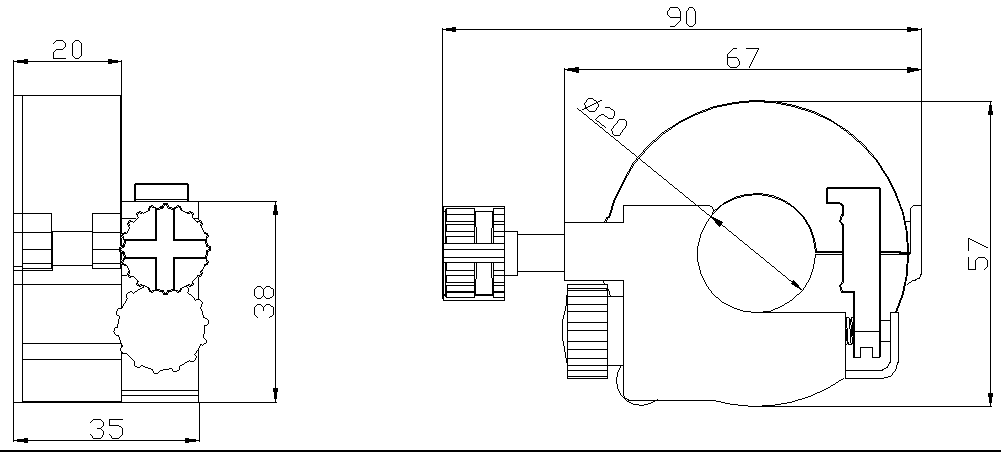 Accuracy Class 1 Active KWh 3 Phase Wireless Energy Meter AEW100