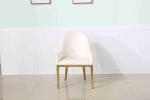 Nordic Padded Dining Room Chairs SS Leather Negotiation Dining Room Lounge