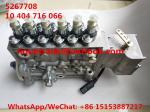 CUMMINS fuel pump 5267708 , 10404716066 , 10 404 716 066 , CPES6P120D120RS