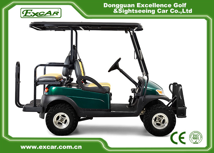 4 seats electric golf car Lithium battery in 2 seats with 2 flip seats golf cart