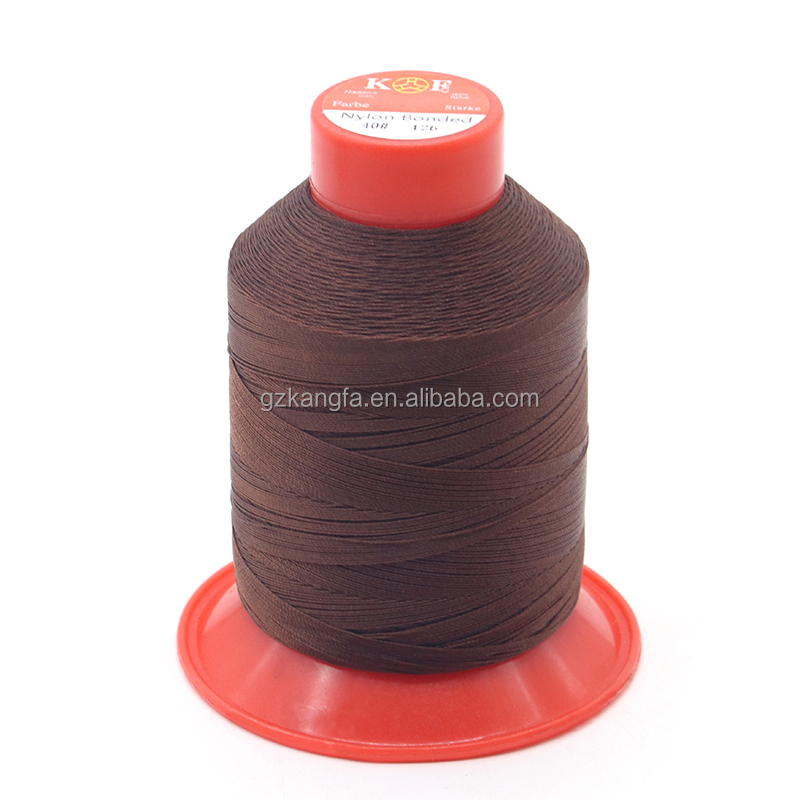 High Tenacity Tex70 Nylon Bonded Thread for Sewing Sofa Leather Shoes in Dyed Pattern