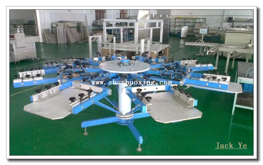 Micro registration screen printing machine, micro registration 6 color
