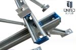 Flat Ground Photovoltaic Mounting Systems Wind Load Capacity 60m/s 25 Years
