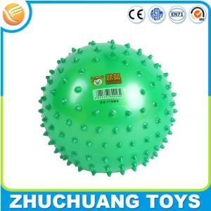Quality 10cm plastic inflatable spiky sensory balls toys wholesale