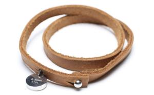 Quality Leather Bracelet, Stainless Steel Clasp wholesale