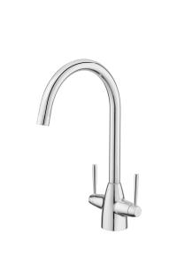 Quality Easy Install Kitchen Mixer Faucet Brass Chrome easy operate wholesale
