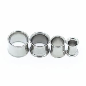 Quality Ear Gauges Double Flares Stainless Steel Ear Tunnels Plugs Decoration Jewelry wholesale