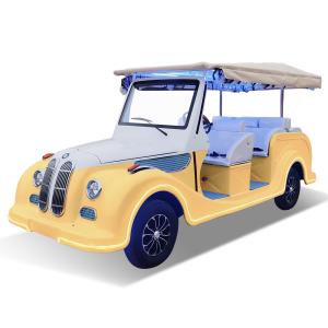 Quality 11 Seater Electric Classic Car Travel Retro Sightseeing Car With Awning For Adults wholesale