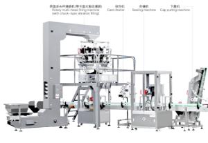 Quality Food Weighing Filling Packing Machine 1200bph Sealing Capping Printing wholesale