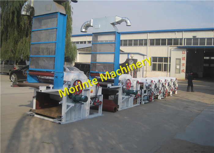 2 + 5 rollers opening machine and recycling machine banian waste recycling machine