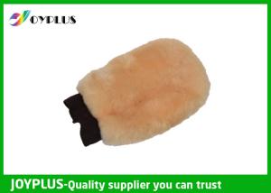Quality AD0740 Lambswool Car Wash Mitt , Professional Car Cleaning Microfiber Cloth wholesale
