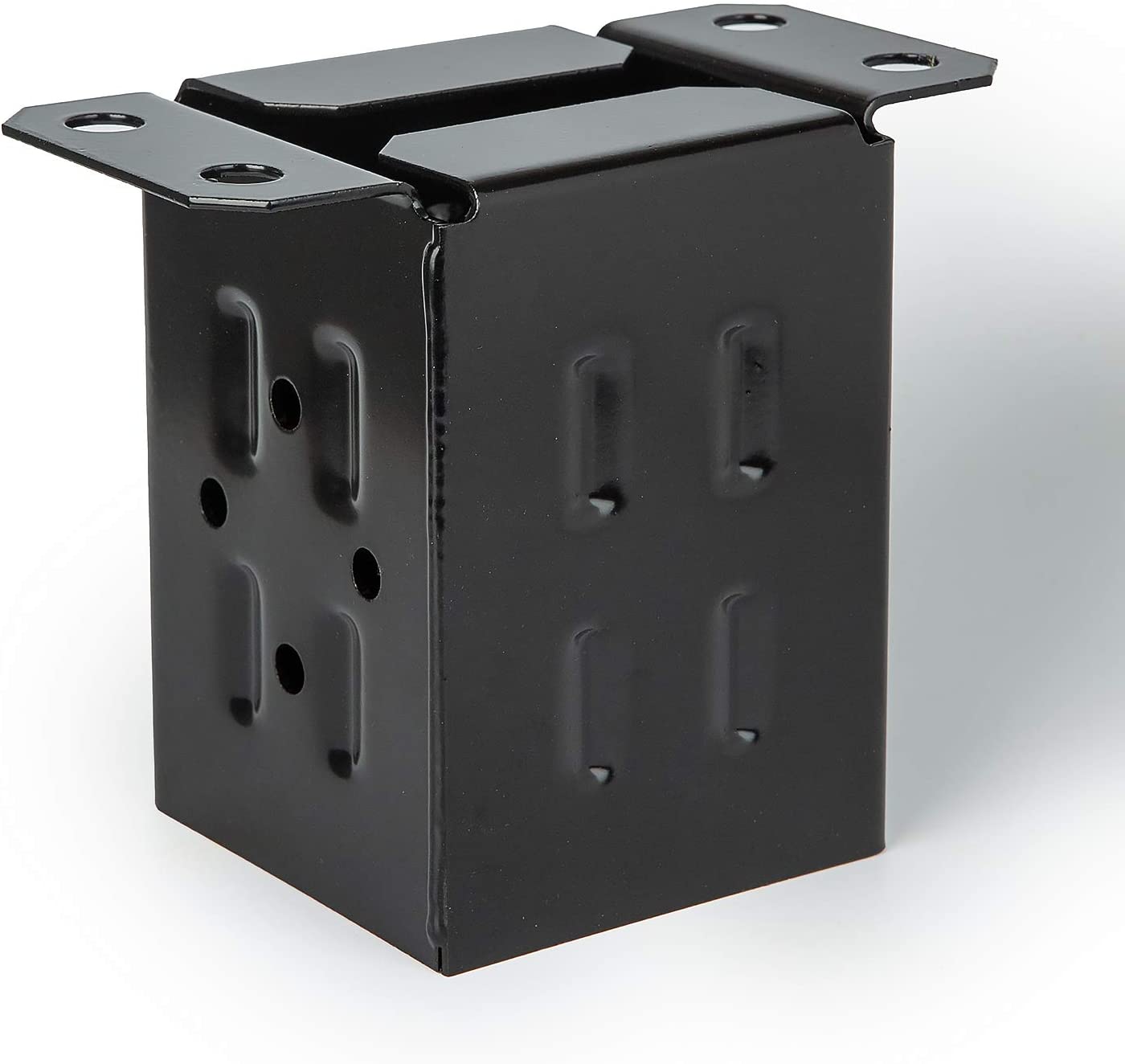 Stable 1.4KG Steel Powder Coated Anchor Support for 4x4 Wood Fence Base Bracket 7inch