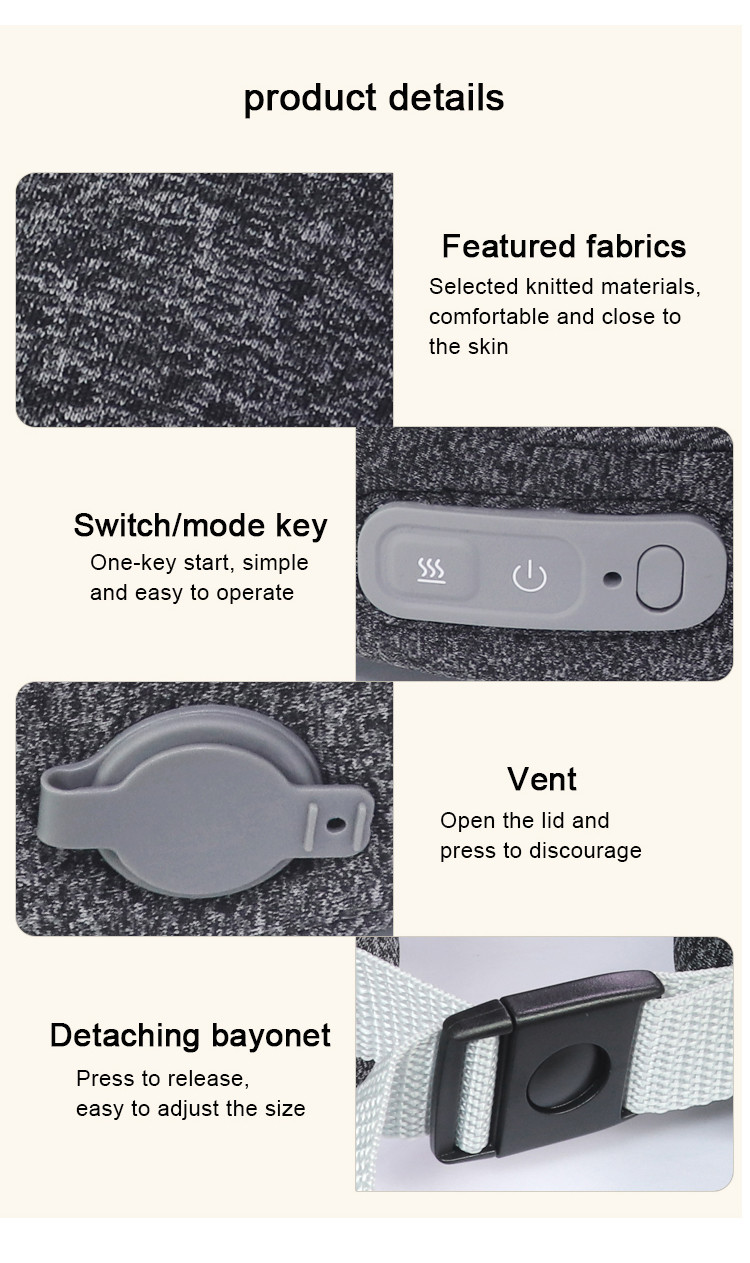 1400mAh Wireless Inflatable Neck Cervical Collar 5V 1A For Fatigue Relief
